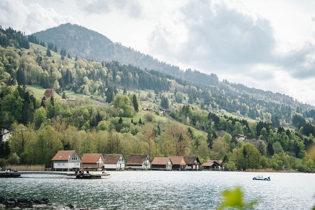 Radtour zum Alpsee im Kinderhotel Allgäuer Berghof